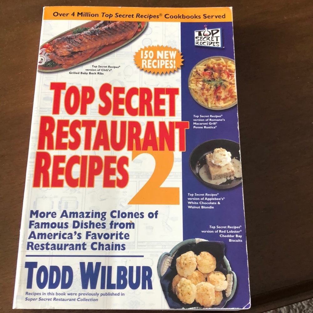 Top Secret recipe book